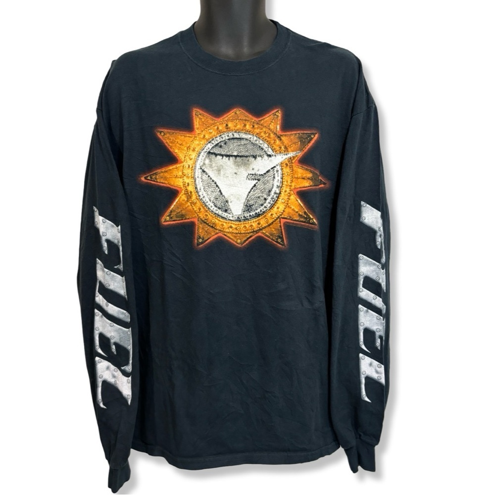 Vintage 2000 Y2K FUEL Long Sleeve Band Tee - Picture 2 of 5